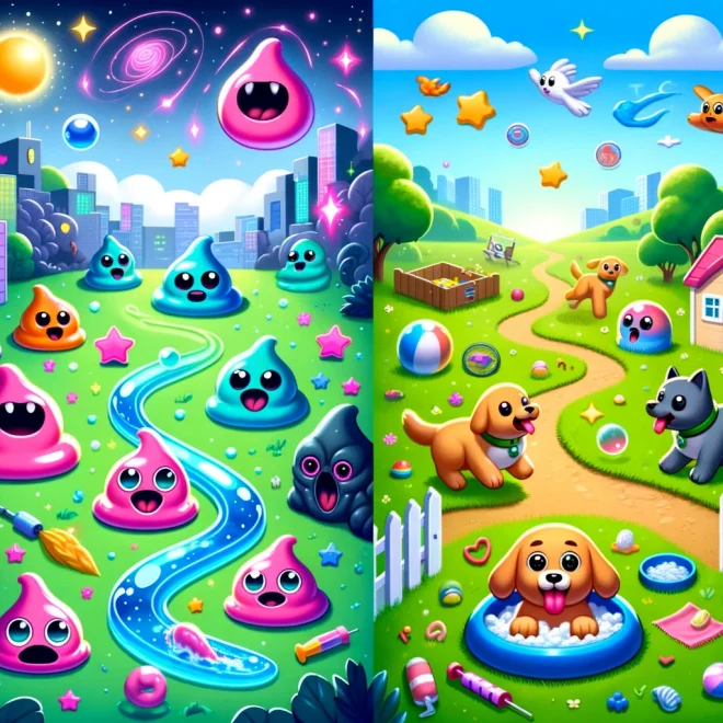 Comparison of My Talking Slime with its Analogue My Talking Hank