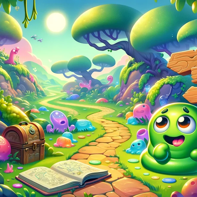 Embark on a Playful Adventure with Slimy: The Search for the Lost Toy