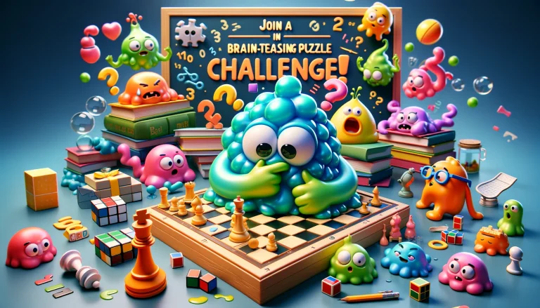 Join Slimy in a Brain-Teasing Puzzle Challenge!